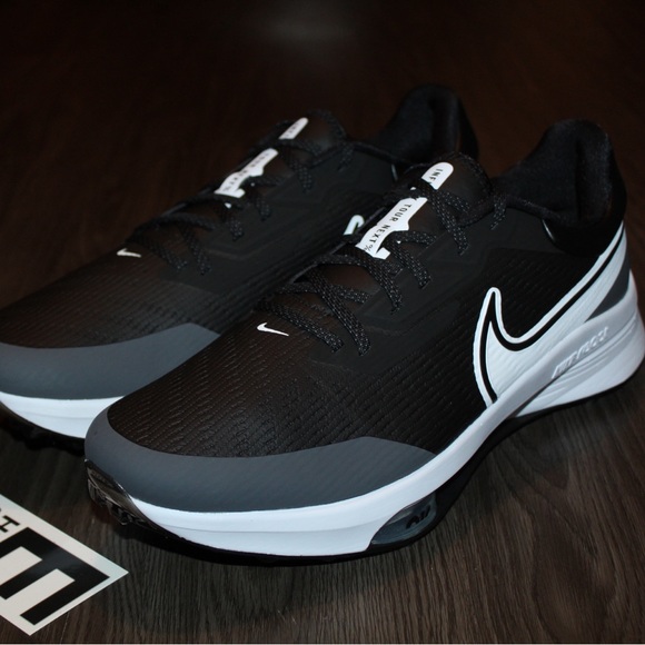 ❌S⭕️LD❌Nike Air Zoom Infinity React Black Grey White Mens Size 13 Golf Shoes - Picture 5 of 17
